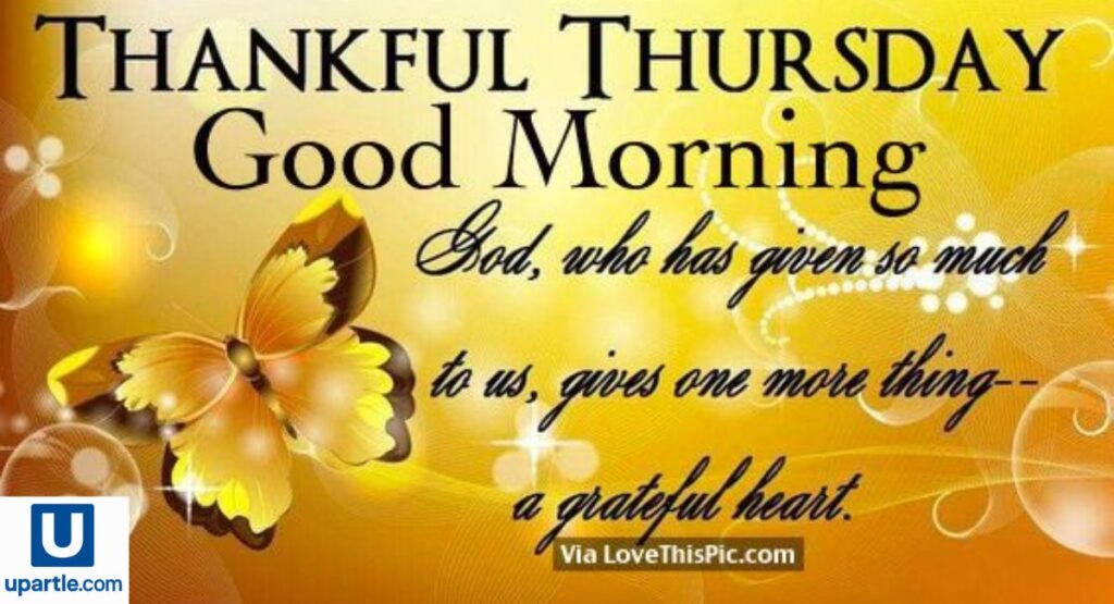 hankful Thursday Morning Blessings