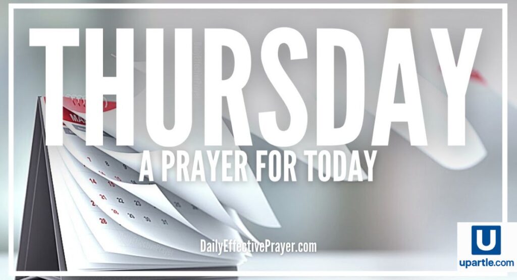 Thursday Prayer For Work