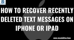 Recently Deleted Messages Complete Guide to Recover Lost Texts Fast
