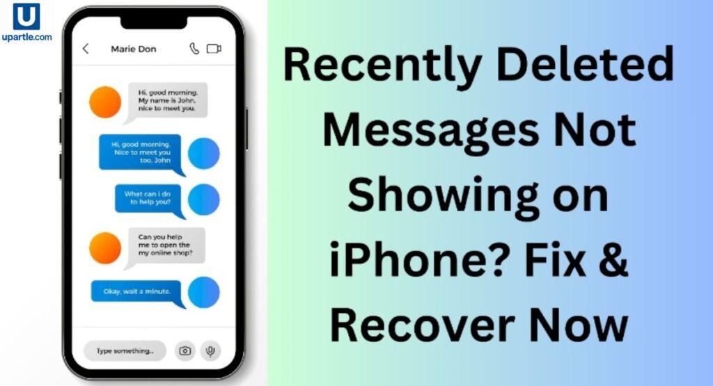 Recover Recently Deleted Messages on iPhone