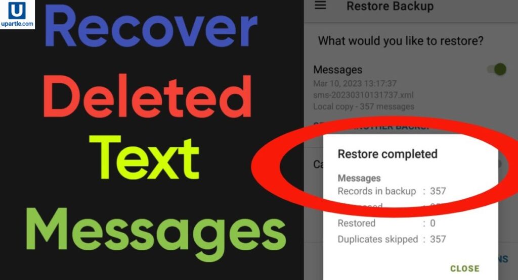 Deleted Messages: Complete Guide to Backup, Restore, and Recovery ...