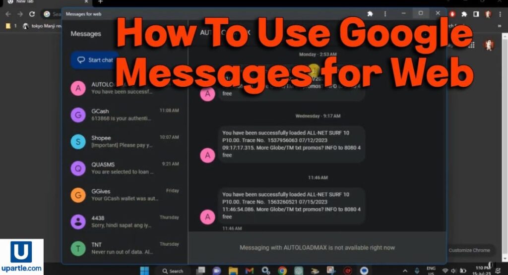 How Does Google Messages for Web Work