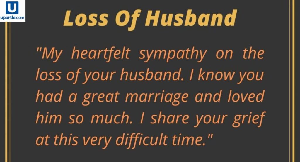 Sympathy Messages for the Loss of a Spouse or Partner