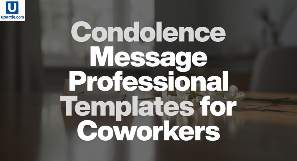 Why is it important to send a condolence message to a grieving coworker