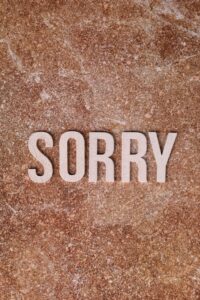 sorry messages heartfelt sincere apology