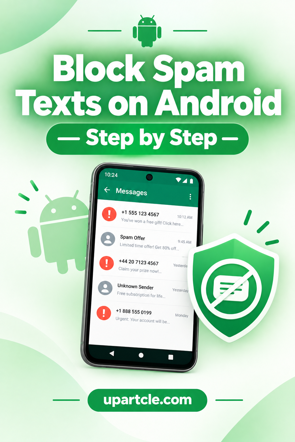 block spam texts on android google messages settings