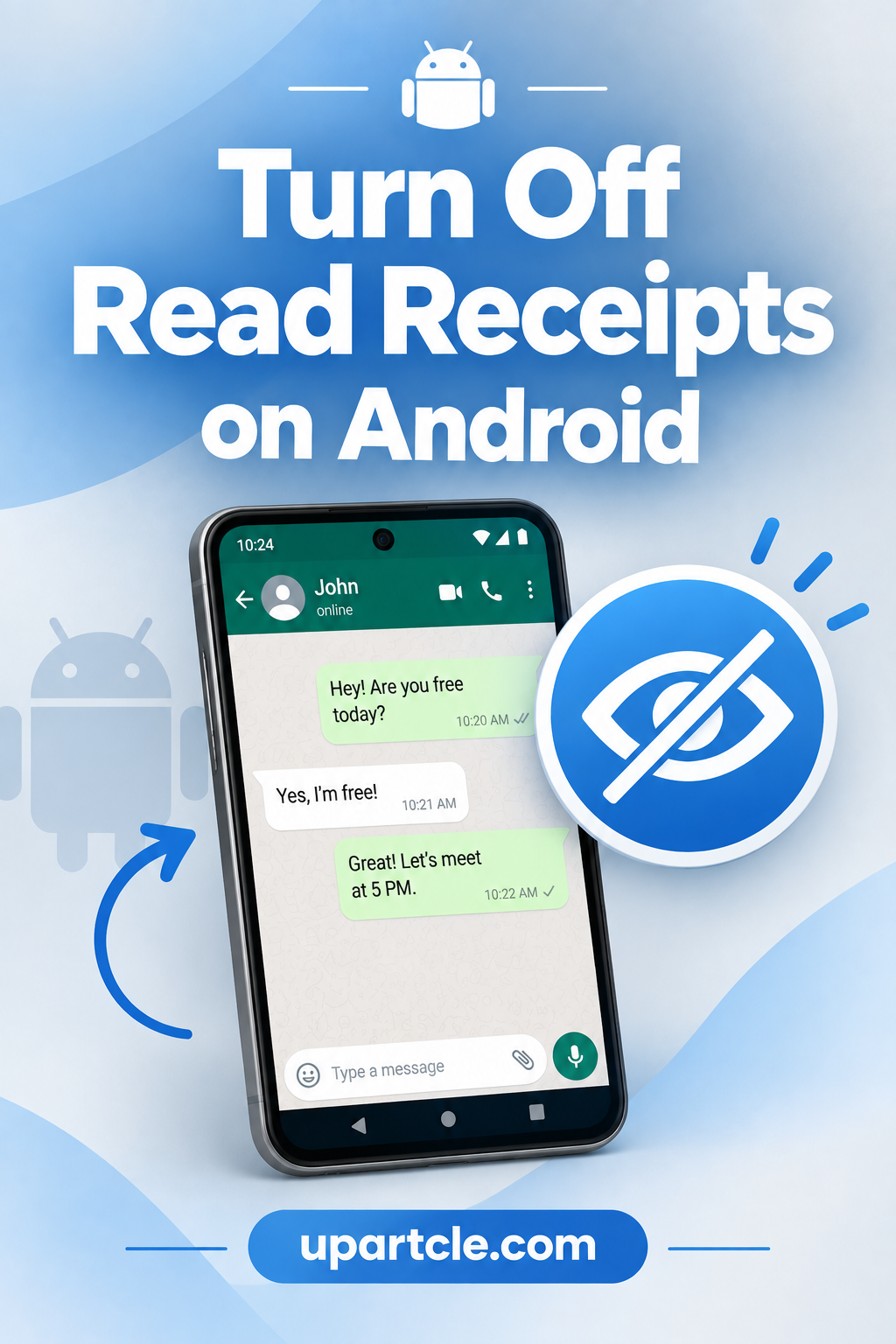 turn off read receipts android messages settings