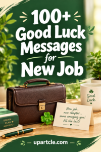 good luck messages for new job encouraging uplifting