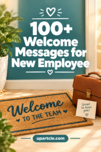 welcome messages for new employee warm professional