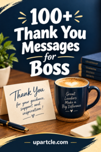 thank you messages for boss sincere professional