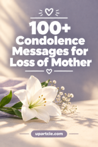 condolence messages for loss of mother gentle sincere