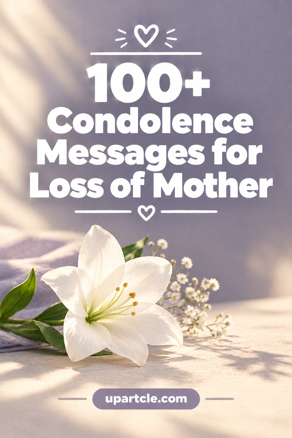 condolence messages for loss of mother gentle sincere